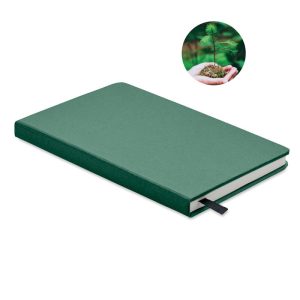 Agenda A5 pagini reciclate, Paper, Verde inchis