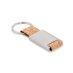 Breloc cu chinga din pluta, Cork, beige