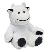 Vacuta de plus Teddy, Polyester, white