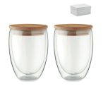 Set 2 pahare 350 ml in cutie, Glass, transparent