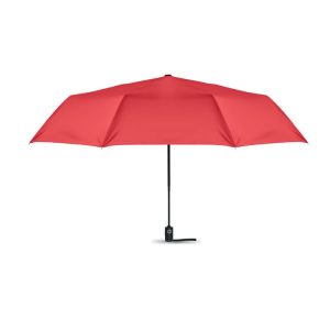 Umbrela windpoof 27 inch, Polyester, red