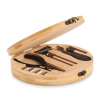 Set unelt. 15 piese,cas.bambus, Bamboo, wood