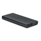 Powerbank 10000 mAh, Aluminium, black