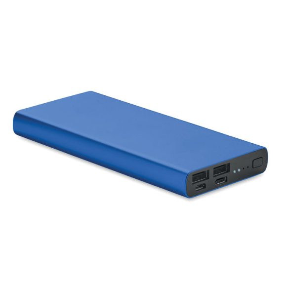 Powerbank 10000 mAh, Aluminium, royal blue