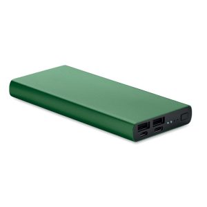 Powerbank 10000 mAh, Aluminium, verde inchis