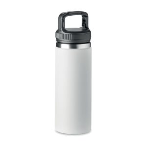 Sticla cu perete dublu 500 ml, Stainless steel, white