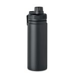 Sticla cu perete dublu 500 ml, Stainless steel, black