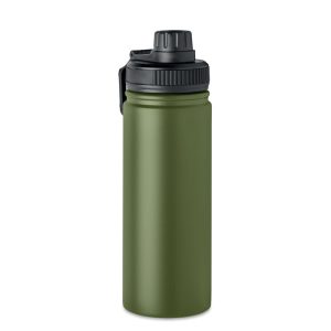 Sticla cu perete dublu 500 ml, Stainless steel, Verde inchis