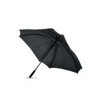 Umbrela patrata windproof 27", Polyester, black