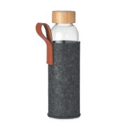 Recipient din sticla 500 ml, Glass, dark grey