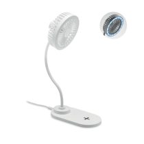 Ventilator cu incarcator 10W, Plastic, white