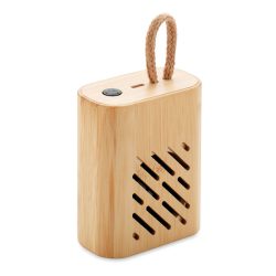 Boxa 3W wireless din bambus, Bamboo, wood