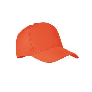 Sapca baseball RPET, RPET, orange