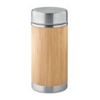 Borcan perete dublu 600ml, Stainless steel, wood