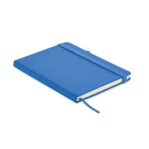 Notes A5 din PU reciclat, Paper, royal blue