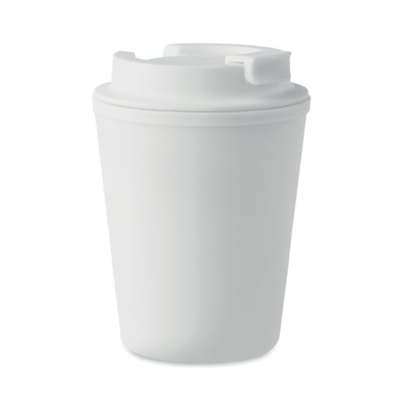 Cana din PP reciclat 300 ml, Polypropylene PP, white