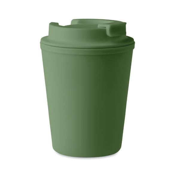 Cana din PP reciclat 300 ml, Polypropylene PP, verde inchis