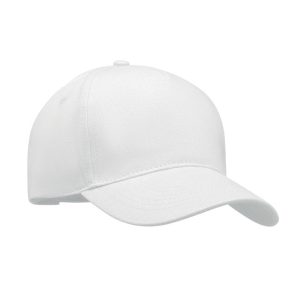 Sapca baseball, Cotton, white