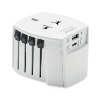 Adaptor USB A/C Skross MUV, Polycarbonate, white