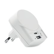 Adaptor USB Skross Euro (AC), Polycarbonate, white