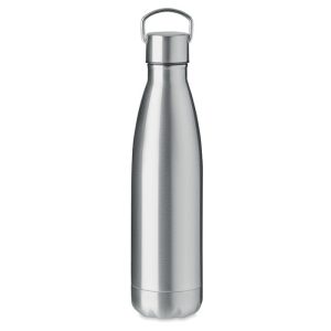 Sticla cu perete dublu 500ml, Stainless steel, matt silver