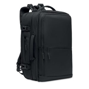 Rucsac 600D RPET, RPET, black