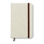 Carnet A6 cu coperta din pluta, Canvas, beige