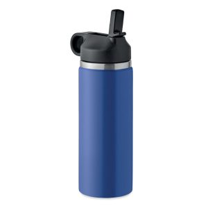 Sticla cu perete dublu 500 ml, Stainless steel, blue