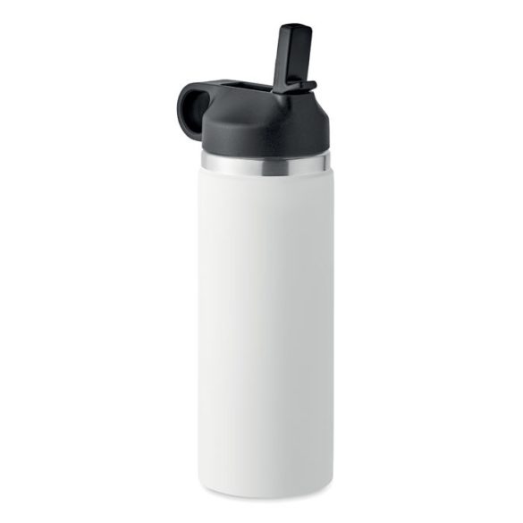 Sticla cu perete dublu 500 ml, Stainless steel, white