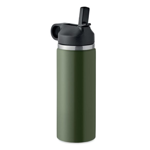 Sticla cu perete dublu 500 ml, Stainless steel, Verde inchis