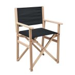 Scaun pliabil din lemn, Beech wood/Poly, black