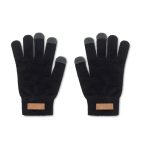 Manusi tactile RPET, RPET, black