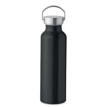 Sticla din aluminiu reciclat 50, Aluminium, black