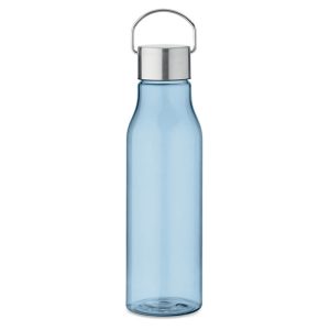 Sticla RPET cu capac PP 600 ml, RPET, transparent light blue