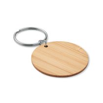 Breloc rotund din bambus, Bamboo, wood