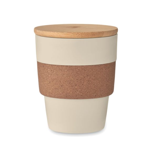 Pahar din PP reciclat 300 ml, Polypropylene PP, beige