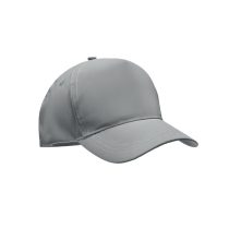 Sapca de baseball reflectorizan, Polyester, matt silver