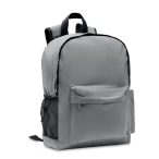 Rucsac puternic reflectorizant, Polyester, matt silver