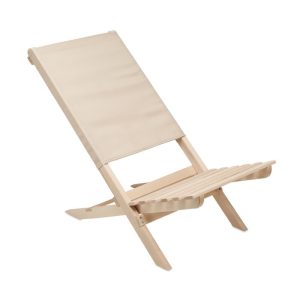 Scaun pliabil din lemn, Beech wood/Poly, beige