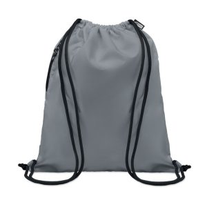 Rucsac cu snur 300D RPET, RPET, gri