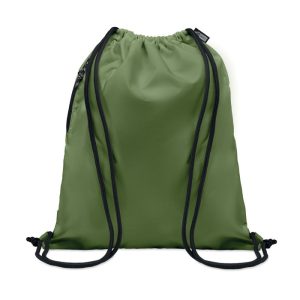 Rucsac cu snur 300D RPET, RPET, Verde militar