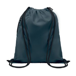 Rucsac cu snur 300D RPET, RPET, albastru marin francez