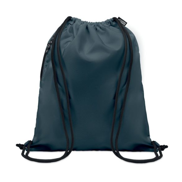 Rucsac cu snur 300D RPET, RPET, albastru marin francez