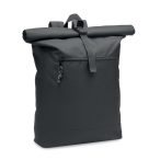 Rucsac rolltop 600D RPET, RPET, black