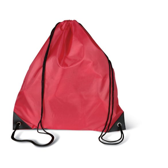 Rucsac cu cordon, Polyester, red