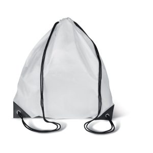 Rucsac cu snur, Polyester, white