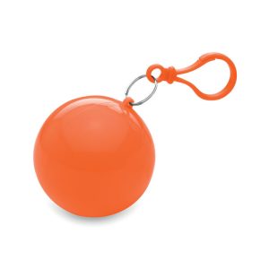 Pelerina ploaie in suport, Plastic, orange
