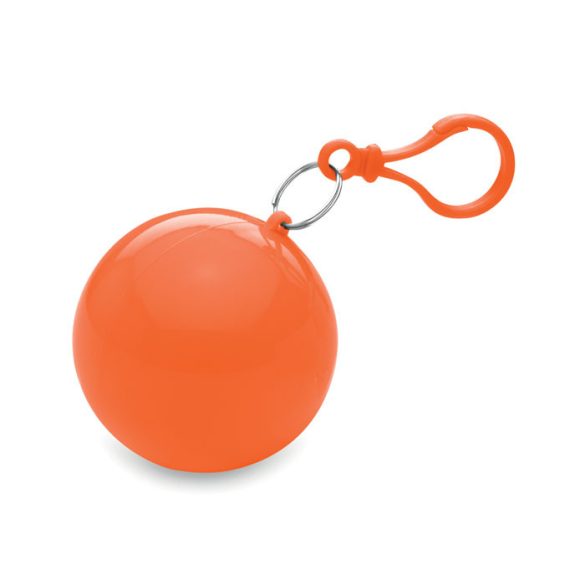 Pelerina ploaie in suport, Plastic, orange