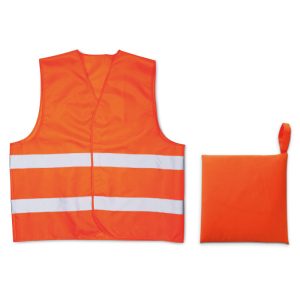 Vesta din poliester, Polyester, orange