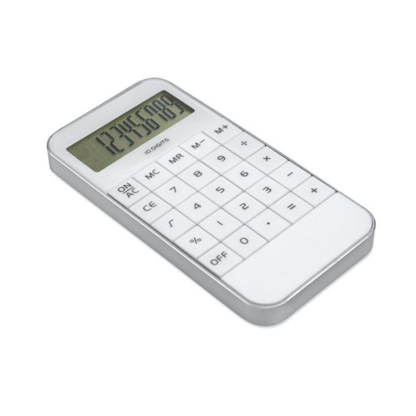 Calculator, Plastic, white